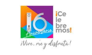 Logo alegórico a los 16 años del Centro Comercial Metropolis Barquisimeto
