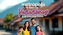 Banner promocional de la campaña Metropolis te lleva de vacaciones a la Colonia Tovar