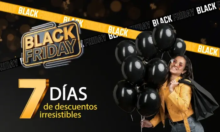 Afiche promocional del Black Friday Week 2025 en Metropolis Barquisimeto